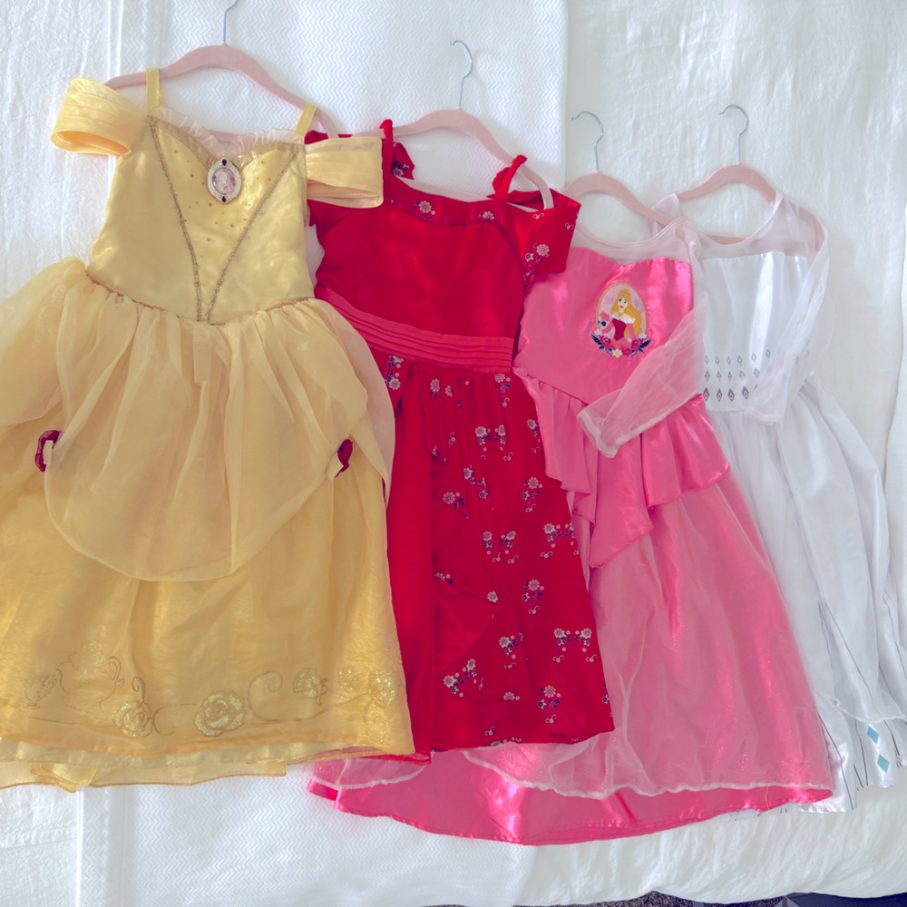 Disney Princess Gowns Bundle - sized Girls 5 - 10